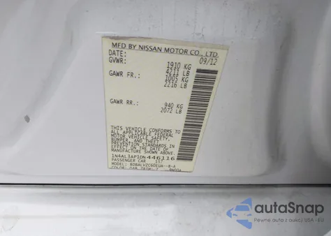 2013 Nissan Altima 2.5 Sl from USA, damaged, VIN 1N4AL3AP1DN446116